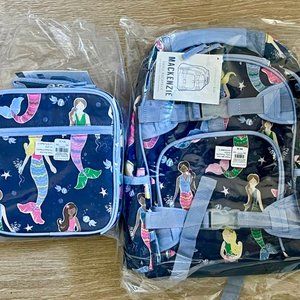 Pottery Barn Mackenzie Backpack and lunchbox - mermaid
